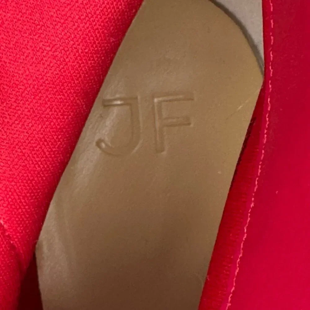 JustFab Red Block Heel Suede Boots | Women Size 8.5 - Picture 10 of 15